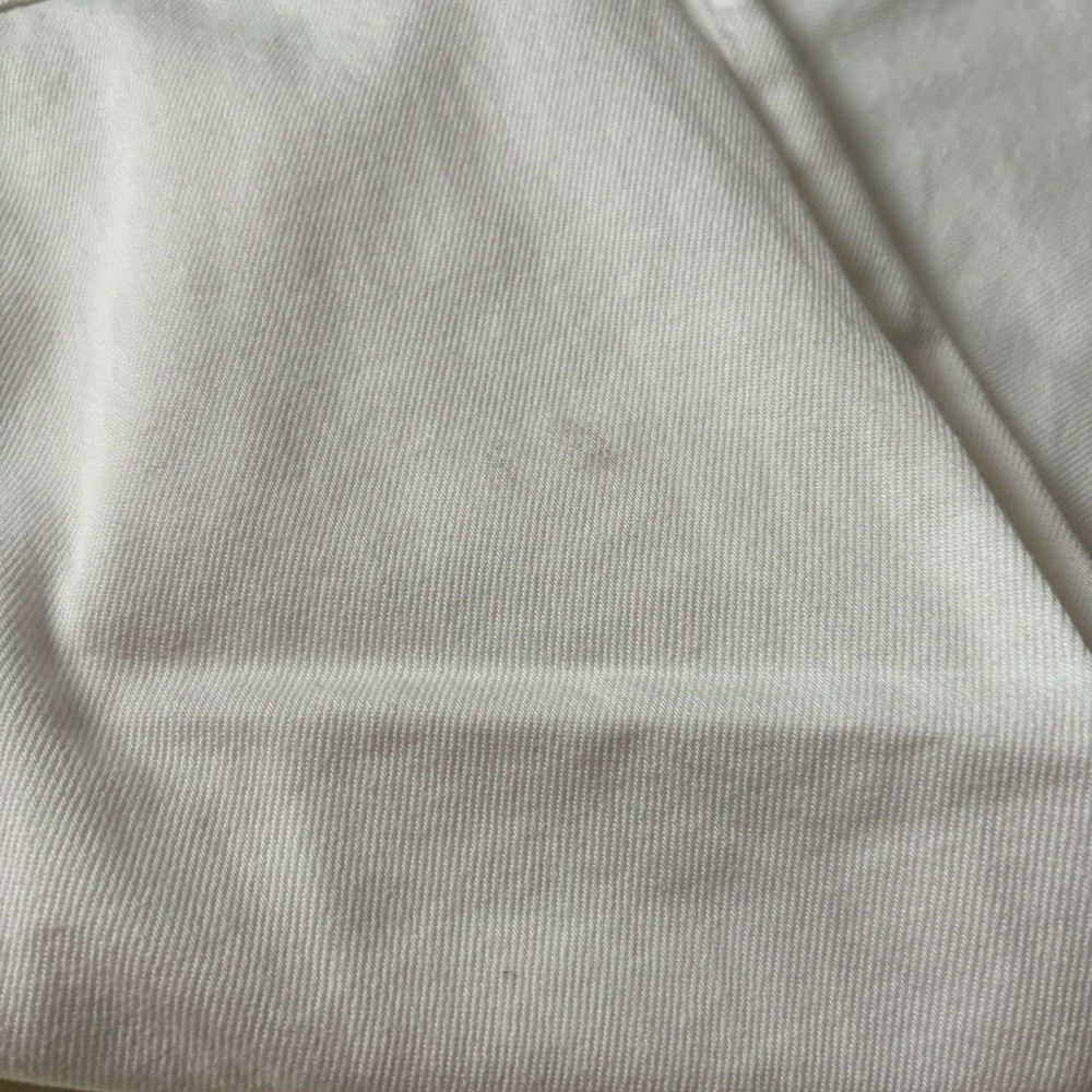 NWT Zara Women's Size 0 White Baggy Fit Paperbag Ankle Jeans - Picture 6 of 8